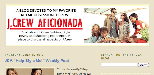 J.Crew Aficionada: J.Crew's Personal Shopper